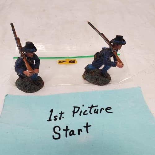 W. Britains Civil War 31289 Union Federal Iron Brigade Advancing CM-56 - Image 1