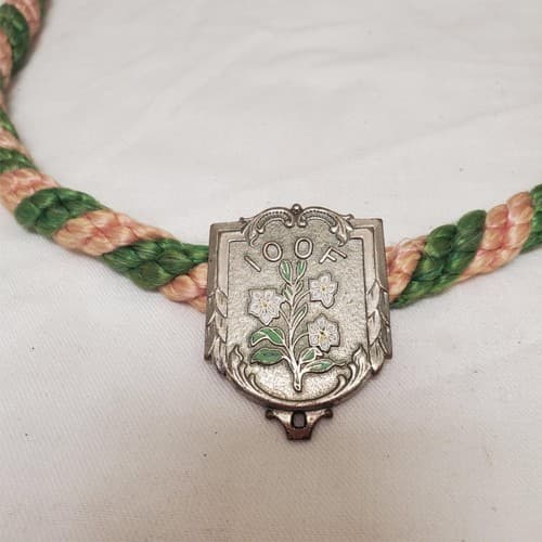 Vintage Odd Fellows Rope Pendant Necklace - Thumbnail 2