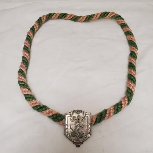 Vintage Odd Fellows Rope Pendant Necklace - Thumbnail 3
