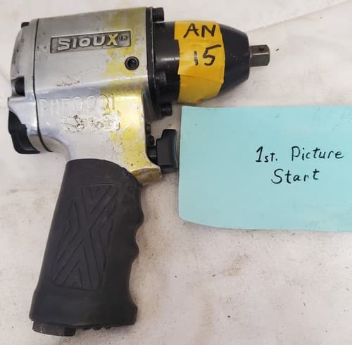 Sioux 5039B 3/8" Pneumatic Impact Wrench PHF0001 AN15 - Image 1