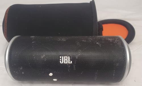 JBL Flip Black Wireless Bluetooth Portable Stereo Speaker with Case - Thumbnail 2