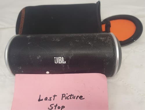 JBL Flip Black Wireless Bluetooth Portable Stereo Speaker with Case - Thumbnail 6