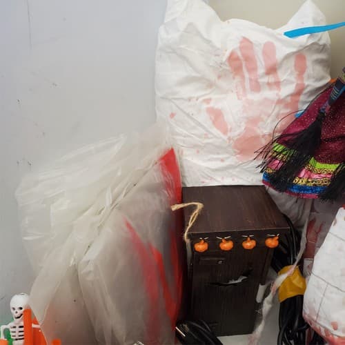 Halloween Decor Party Supplies bundle with Fog Machine Bulbs Goblets and Props - Thumbnail 5