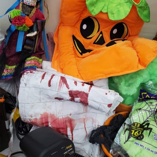 Halloween Decor Party Supplies bundle with Fog Machine Bulbs Goblets and Props - Thumbnail 8