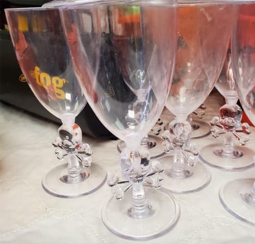 Halloween Decor Party Supplies bundle with Fog Machine Bulbs Goblets and Props - Thumbnail 17