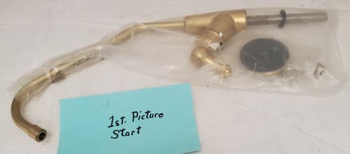 Antique Brass Sink Faucet Single Handle Tap Assembly Kitchen or Bathroom Fixture - Image 1