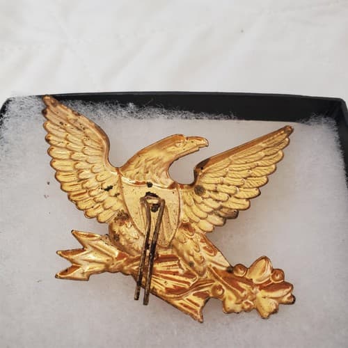 U.S. Army Eagle Badge Repro 1832 Pattern Military Hat Insignia - Thumbnail 2