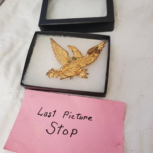 U.S. Army Eagle Badge Repro 1832 Pattern Military Hat Insignia - Thumbnail 4