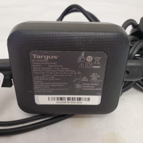 Targus APA104BT USB Type-C Laptop Wall Charger - Thumbnail 4
