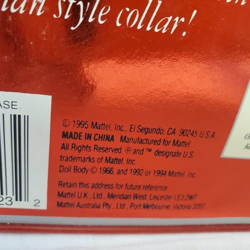 1995 Happy Holidays Barbie Doll #14123 Sealed Special Edition in Green Gown - Thumbnail 9