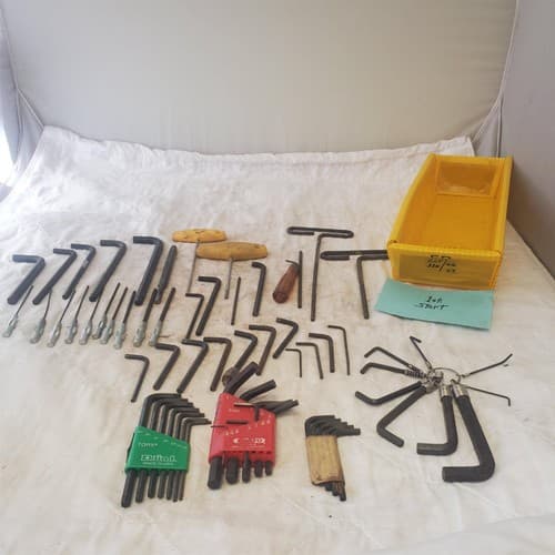 Lot of 66 Assorted Various L-Shaped Hex Keys Allen Type LOT 320 - Image 1