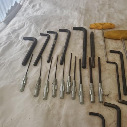 Lot of 66 Assorted Various L-Shaped Hex Keys Allen Type LOT 320 - Thumbnail 3
