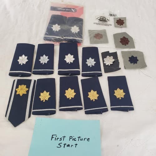 Lot of Assorted Military US AF Lieutenant Colonel Rank Shoulder Epaulet Insignia - Image 1