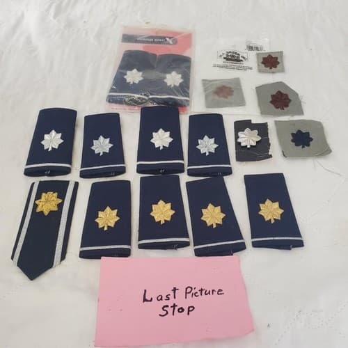 Lot of Assorted Military US AF Lieutenant Colonel Rank Shoulder Epaulet Insignia - Thumbnail 8
