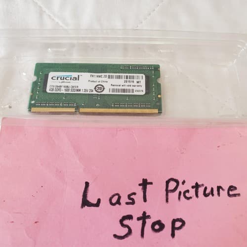 Crucial 4GB DDR3-1600 SODIMM Laptop Memory - Thumbnail 5