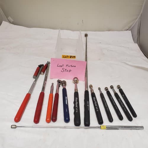 Lot of 13 Blue Point, Matco and more Telescoping Magnetic Pick-Up Tool LOT-833 - Thumbnail 8