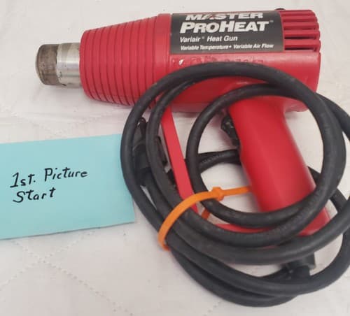 Master Appliance 120V PH-1300 Proheat Varitemp Heat Gun LOT-593 - Image 1
