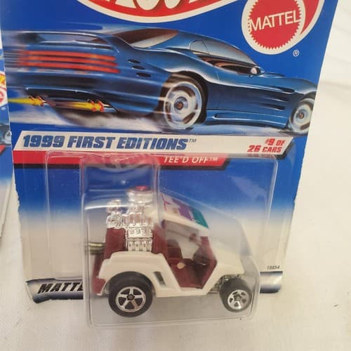 Hot Wheels 1999 X-Treme Speed Series Callaway C7 Car & First Editions Tee’d Off - Thumbnail 4