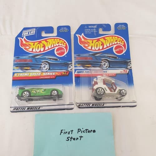 Hot Wheels 1999 X-Treme Speed Series Callaway C7 Car & First Editions Tee’d Off - Image 1