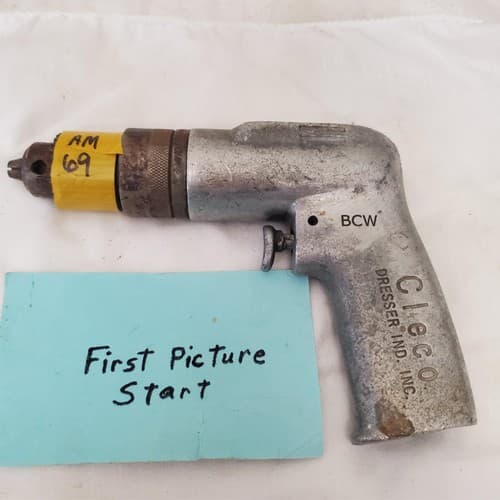 Cleco Pistol Grip Pneumatic Air Drill Air Tool AM69 - Image 1