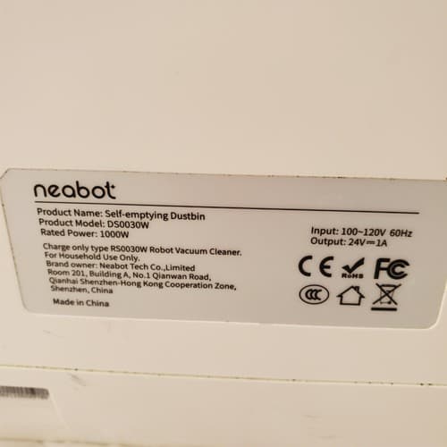 NEABOT 2.5L Self Emptying Dustbin Model-DS0030W - Thumbnail 6