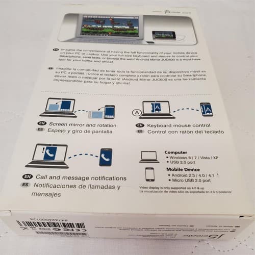 J5create Android Mirror JUC600 - Use PC to full control of your Android Device - Thumbnail 3