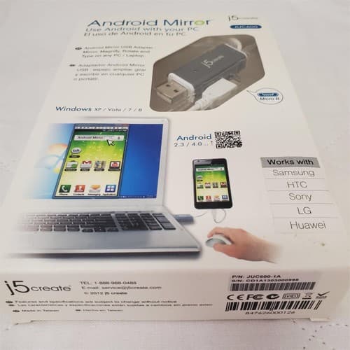 J5create Android Mirror JUC600 - Use PC to full control of your Android Device - Thumbnail 2