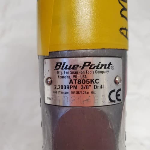 Blue Point AT805KC 2,200 RPM 3/8"Drive Air Pneumatic Reversible Drill AM133 - Thumbnail 4