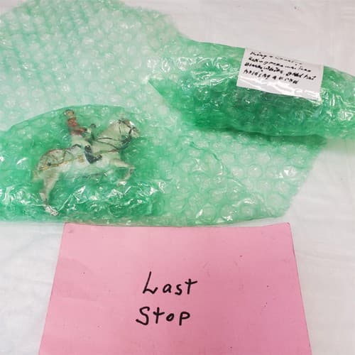 Napoleonic Guards on Horseback Lead Metal Toy Soldier - Thumbnail 3