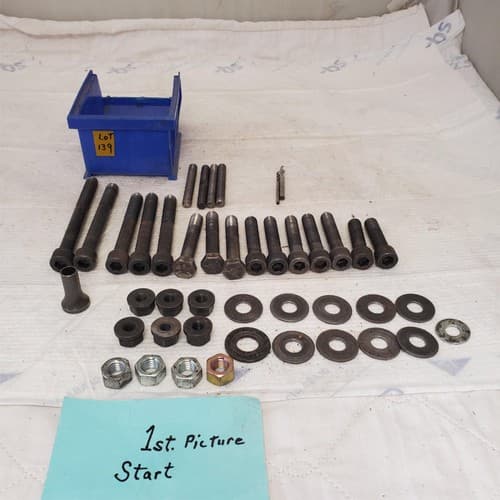 Lot of Assorted Holo-Krome UNC Socket Head Cap Screw, Mount Nuts LOT 139 - Image 1