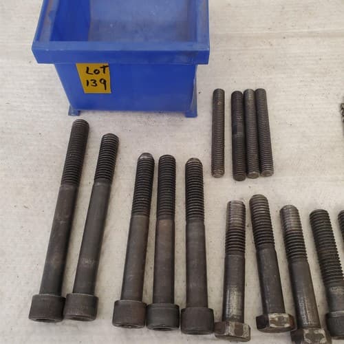 Lot of Assorted Holo-Krome UNC Socket Head Cap Screw, Mount Nuts LOT 139 - Thumbnail 2