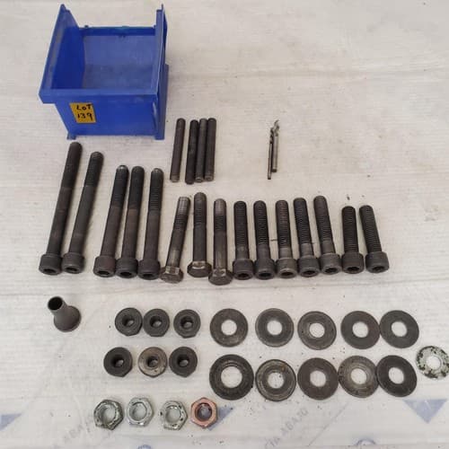 Lot of Assorted Holo-Krome UNC Socket Head Cap Screw, Mount Nuts LOT 139 - Thumbnail 3