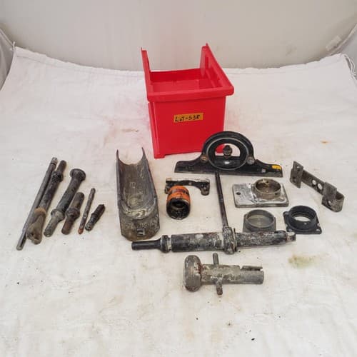 Lot of Vintage Machinist Carpenter Metal Protractor Level LOT-538 - Thumbnail 3