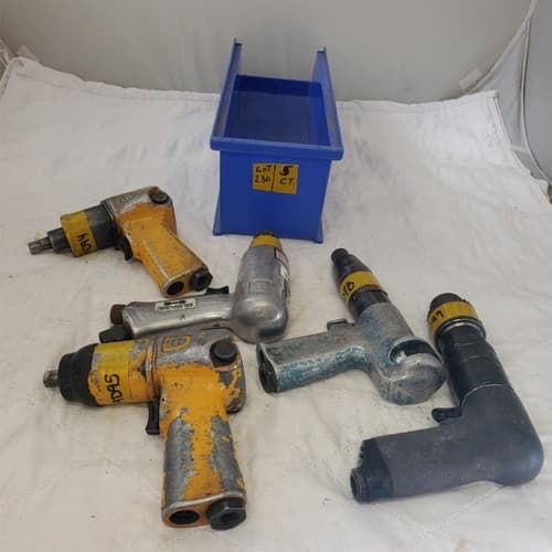 Lot of 5 Impactool Pneumatic Pistol Grip Nut Runner LOT-230 - Image 1