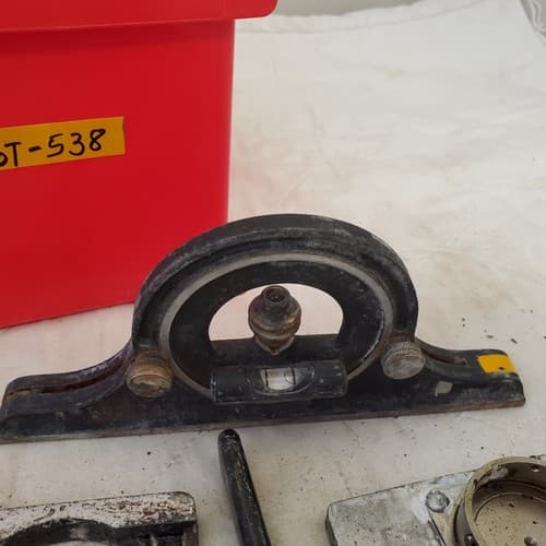 Lot of Vintage Machinist Carpenter Metal Protractor Level LOT-538 - Thumbnail 12