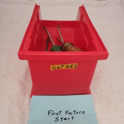 Lot of 5 Assorted Slotted, Phillips, Bit Driver Screwdriver LOT-652 - Thumbnail 2