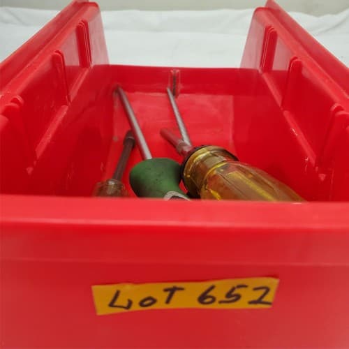 Lot of 5 Assorted Slotted, Phillips, Bit Driver Screwdriver LOT-652 - Thumbnail 3