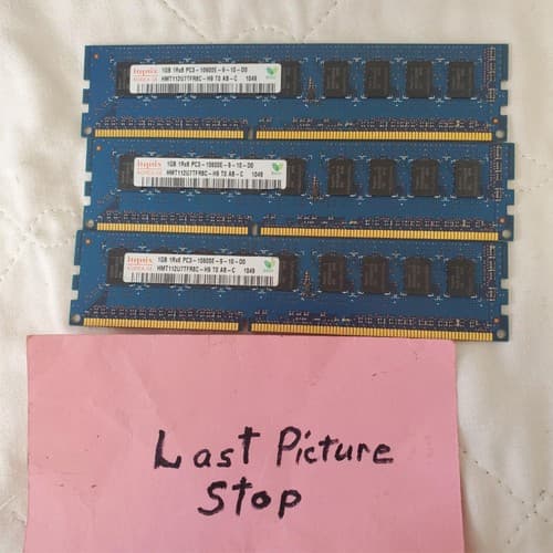 Hynix HMT112U7TFR8C-H9 1GB PC3-10600E DDR3 1333MHz RAM Memory Modules - Thumbnail 5