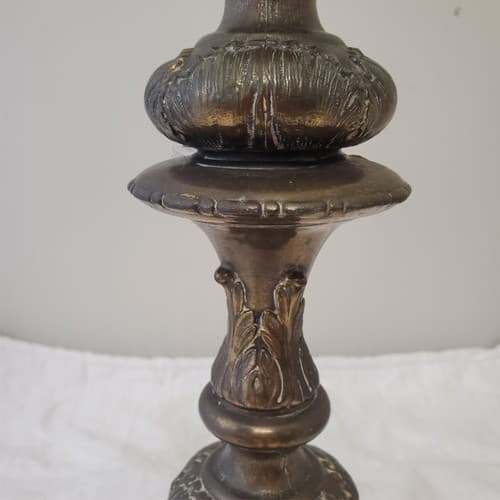 Vintage Solid Brass Claw Foot Table Lamps A6 - Thumbnail 8