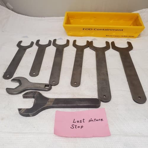 Lot of Assorted Various Open Ended Wrench LOT 192 - Thumbnail 17