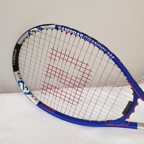 Wilson Titanium Sampras Grand Slam Soft Shock Tennis Racket - Thumbnail 7