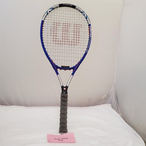 Wilson Titanium Sampras Grand Slam Soft Shock Tennis Racket - Thumbnail 10