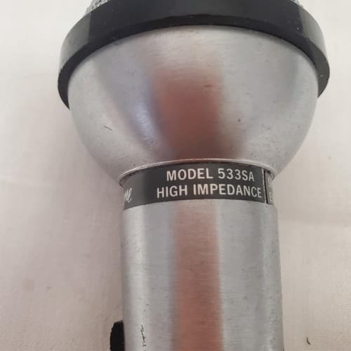 Shure Model 533SA Sphere-O-Dyne vintage dynamic omnidirectional microphone - Thumbnail 4