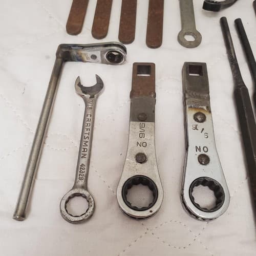 Lot of 22 Punch Chisel Sets, Combination Ratchet Wrench & More LOT-482 - Thumbnail 3