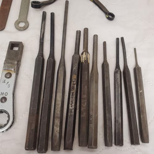 Lot of 22 Punch Chisel Sets, Combination Ratchet Wrench & More LOT-482 - Thumbnail 4