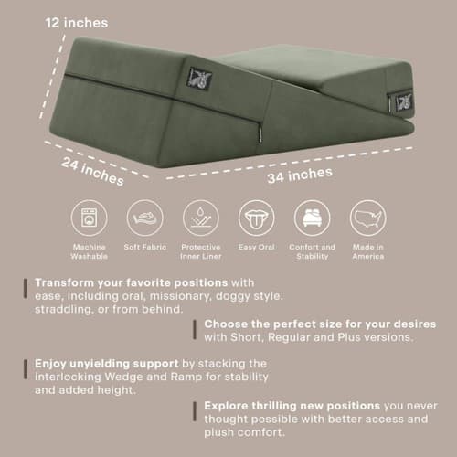 Liberator 24 Inch Wedge Ramp Combo Microfiber Purple - Thumbnail 2