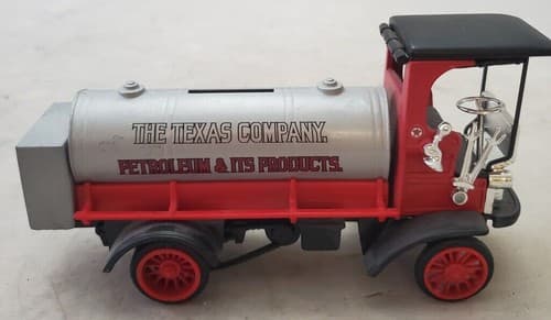 Vintage The Texas Company Petroleum and Its Products Mack Truck Bank - Image 1
