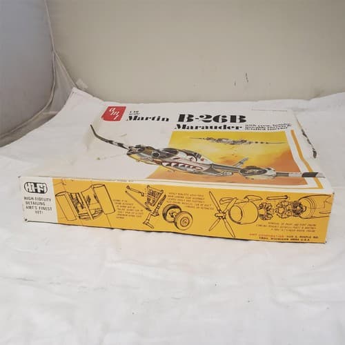AMT 1/48 Martin B-26B Marauder Rare Vintage Model - Thumbnail 3