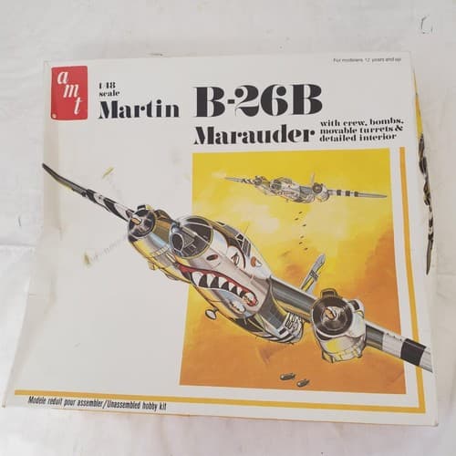 AMT 1/48 Martin B-26B Marauder Rare Vintage Model - Thumbnail 2