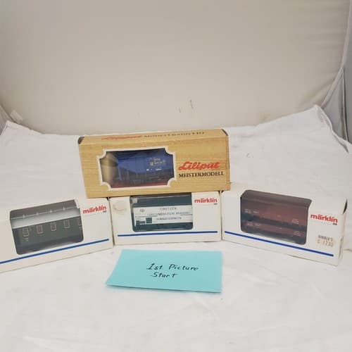 Lot of 4 Liliput & marklin HO Scale Gauge - Image 1